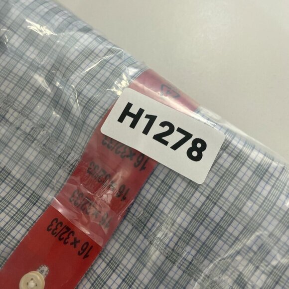 NEW Kirkland Signature Mens 16 32/33 Traditional Fit Non-Iron Button-Down Shirt - Picture 5 of 5